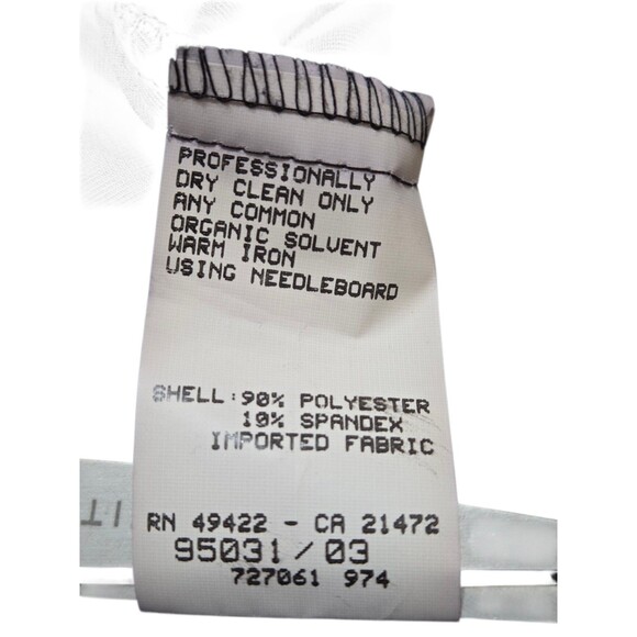 Vintage Scott McClintock Velvet Maxi Skirt Black Women's 10 Side Zip C10.1 - Picture 4 of 8